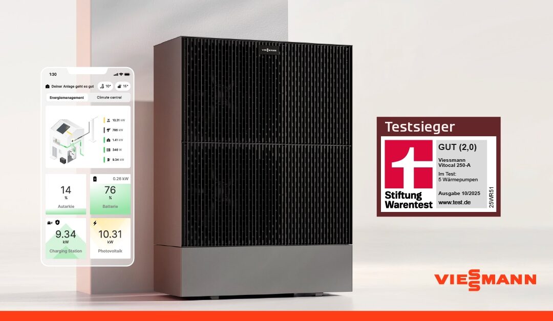 Wärmepumpe Vitocal 250-A erneut Testsieger bei Stiftung Warentest
